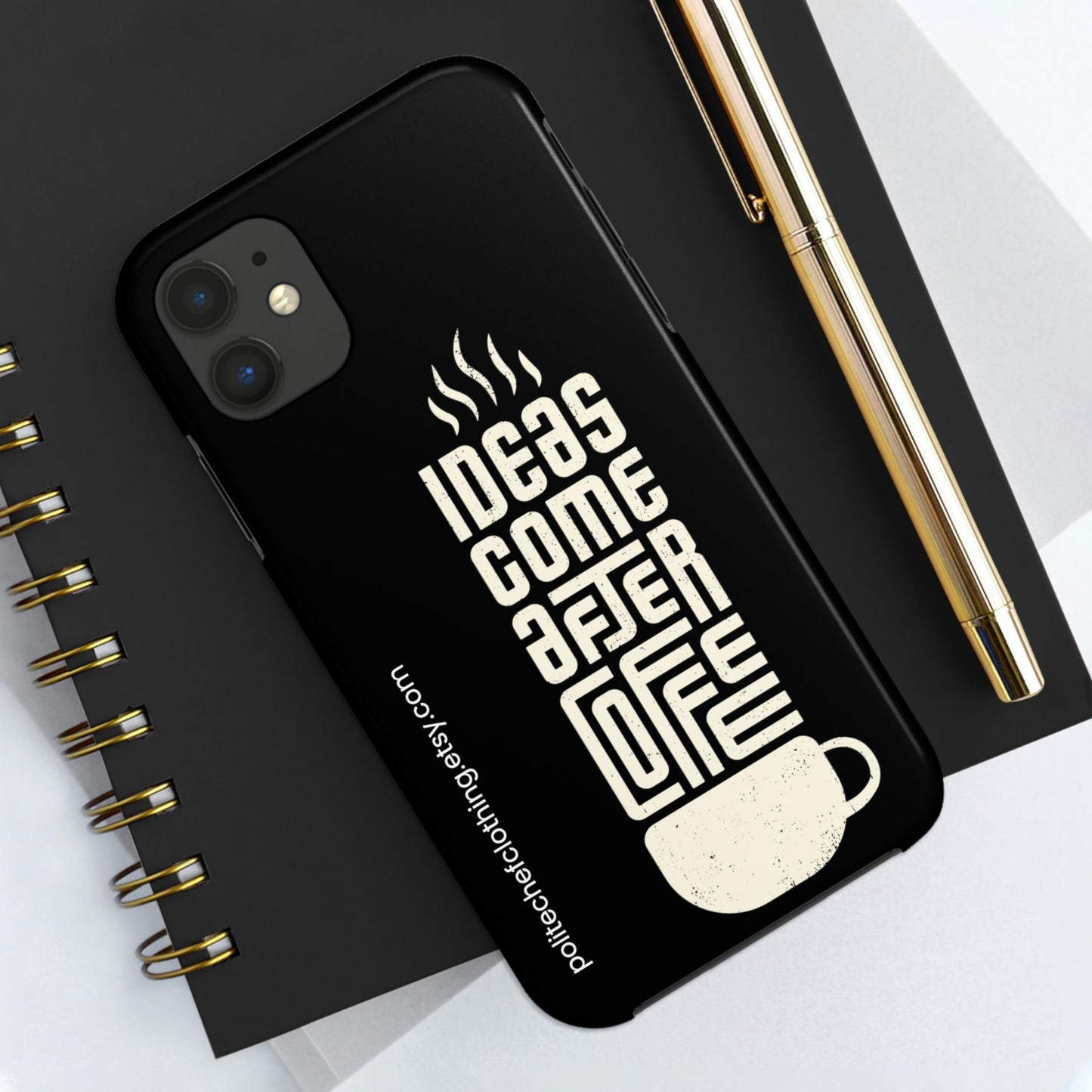 Ideas After Coffee iPhone Hard Case
