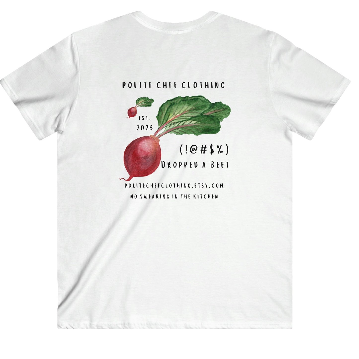 Dropped a Beet V-Neck Tee