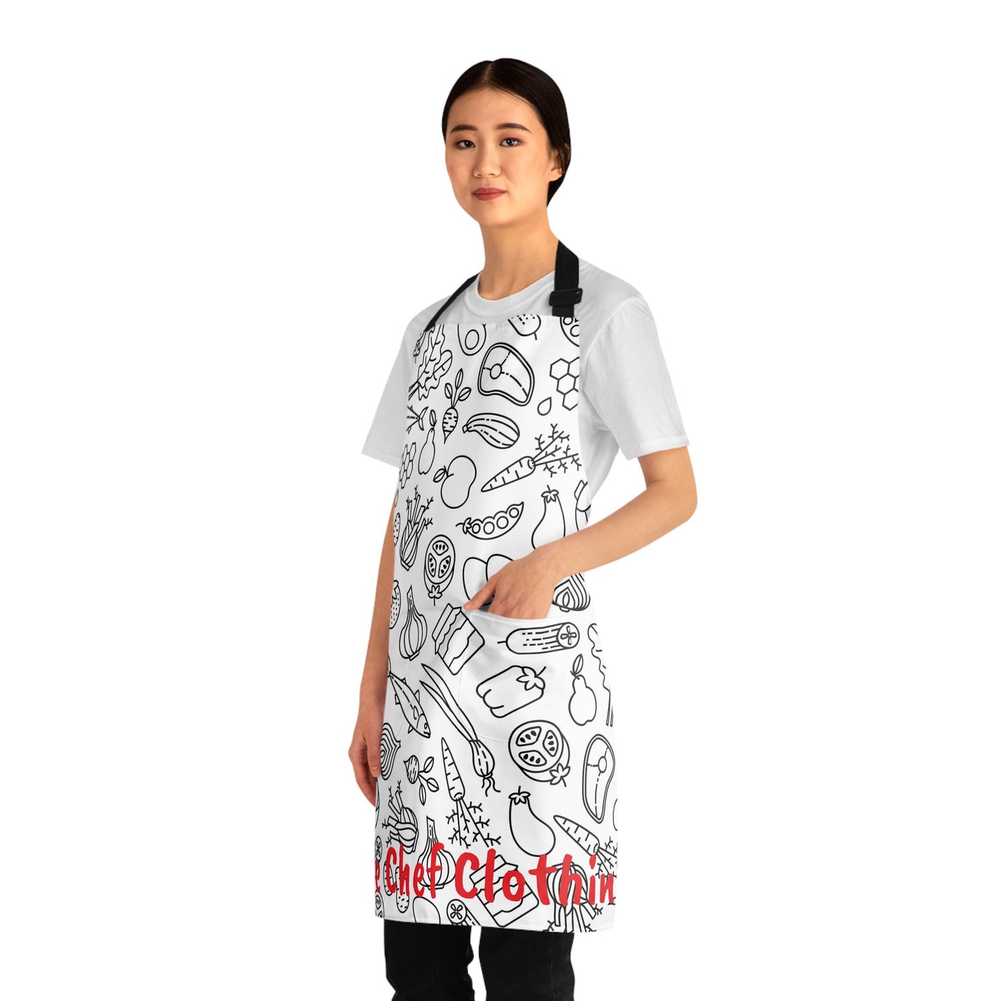 Farmer Market with Pockets Apron (AOP)
