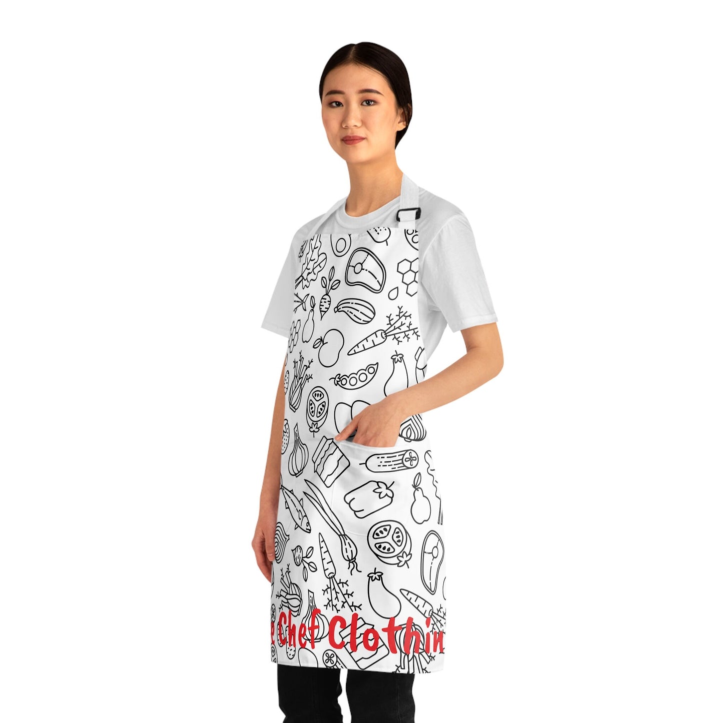 Farmer Market with Pockets Apron (AOP)