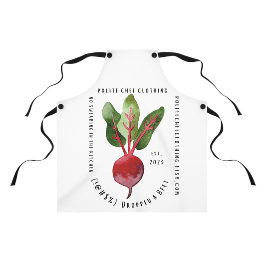 Dropped a Beet #3 Apron (AOP)