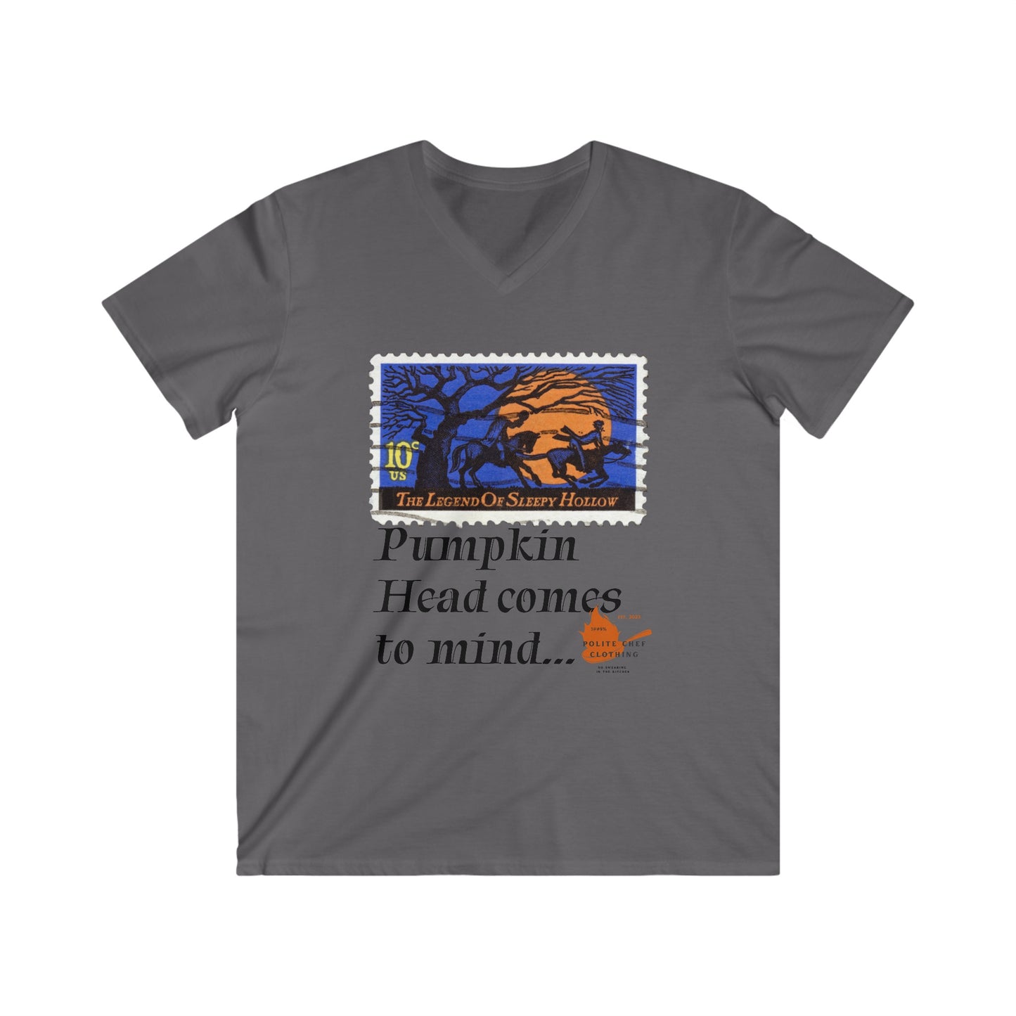 Sleepy Hollow Men's Fitted V-Neck Short Sleeve Tee