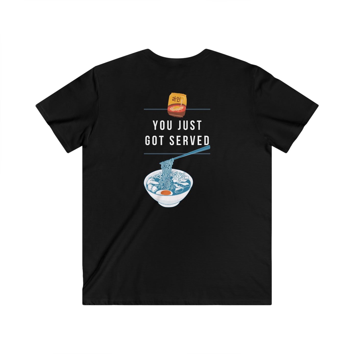 Had Me at Ramen Men's Fitted V-Neck Short Sleeve Tee