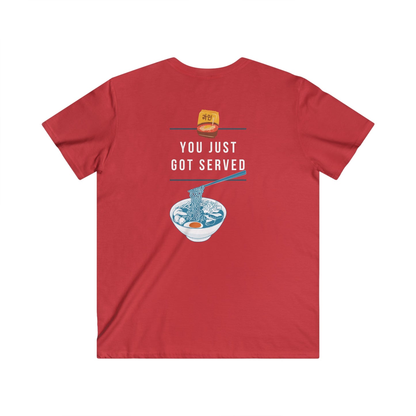 Had Me at Ramen Men's Fitted V-Neck Short Sleeve Tee
