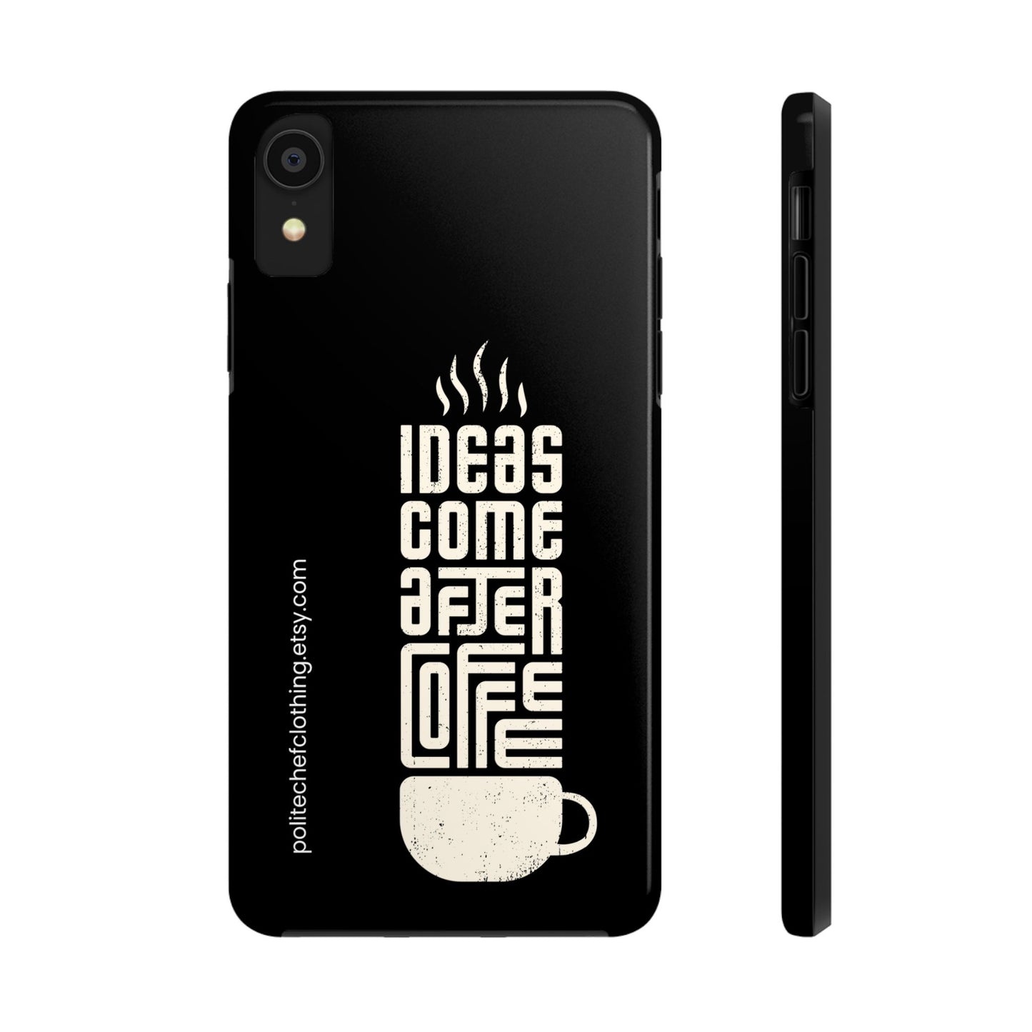 Ideas After Coffee iPhone Hard Case