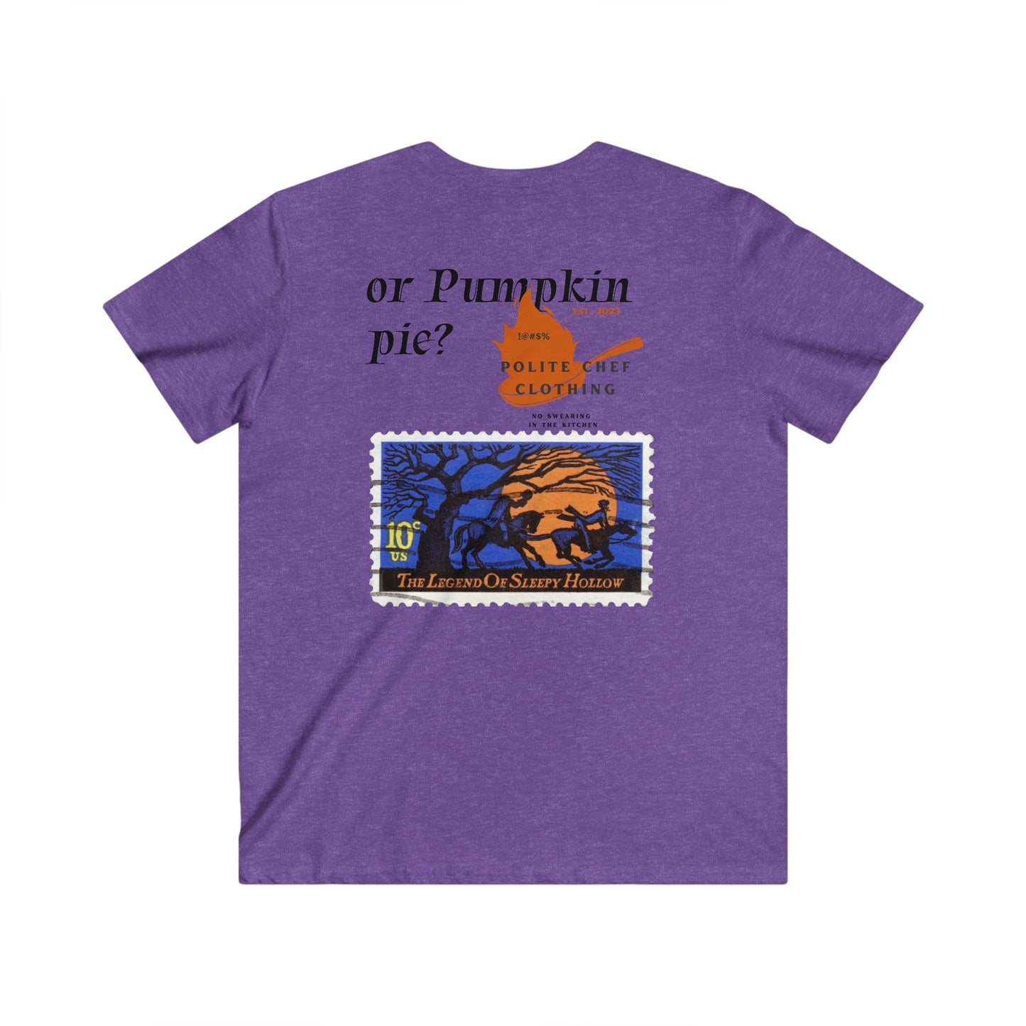 Sleepy Hollow Men's Fitted V-Neck Short Sleeve Tee