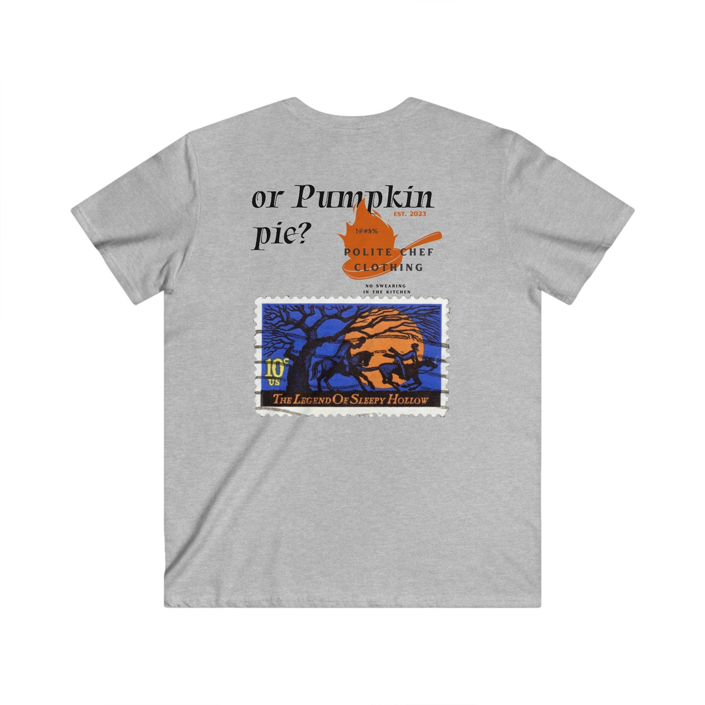 Sleepy Hollow Men's Fitted V-Neck Short Sleeve Tee