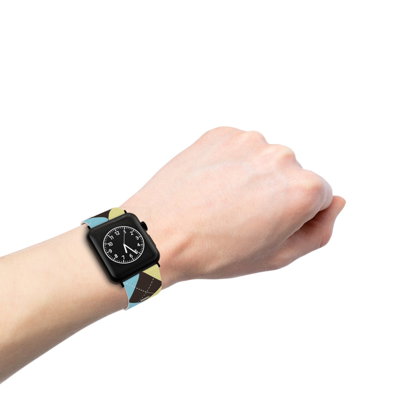Large Argyle Watch Band for Apple Watch