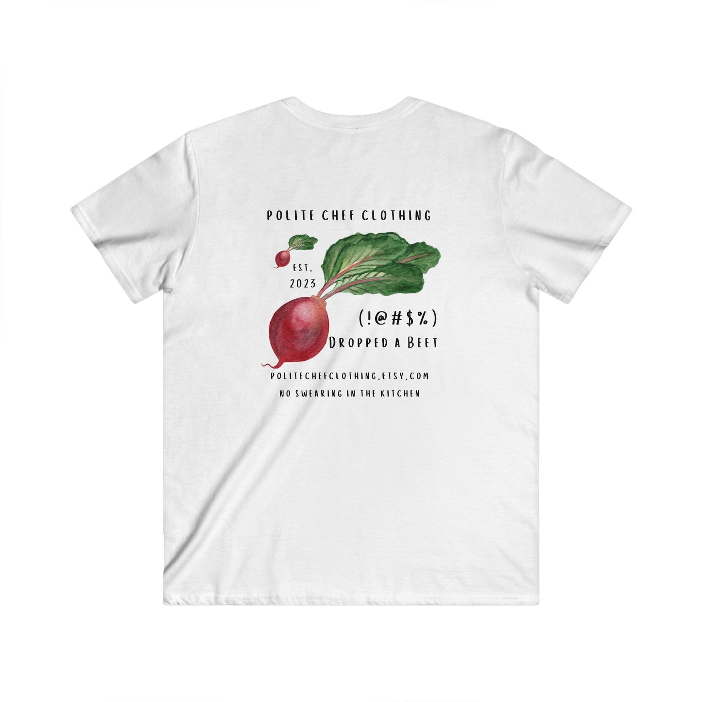 Dropped a Beet V-Neck Tee