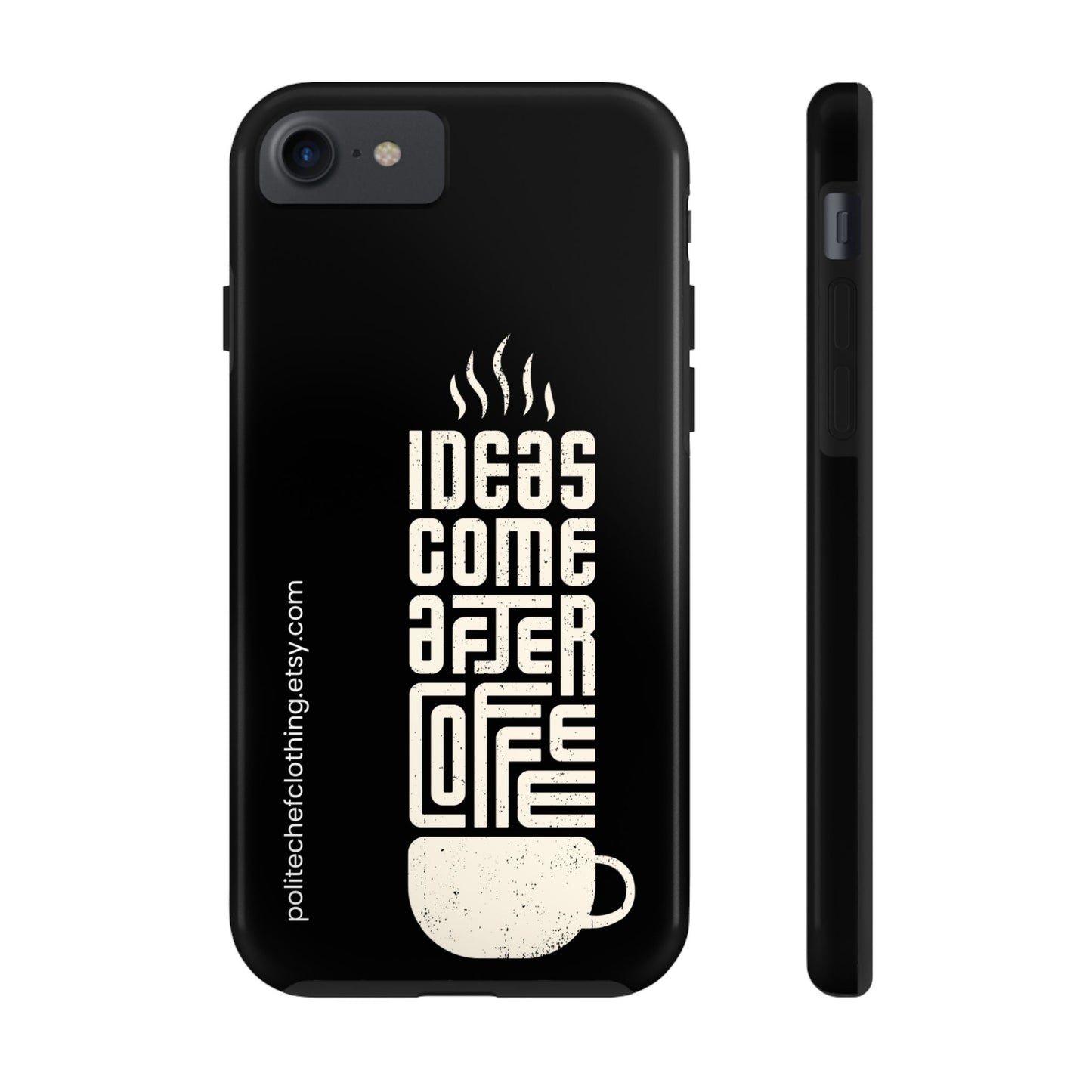 Ideas After Coffee iPhone Hard Case