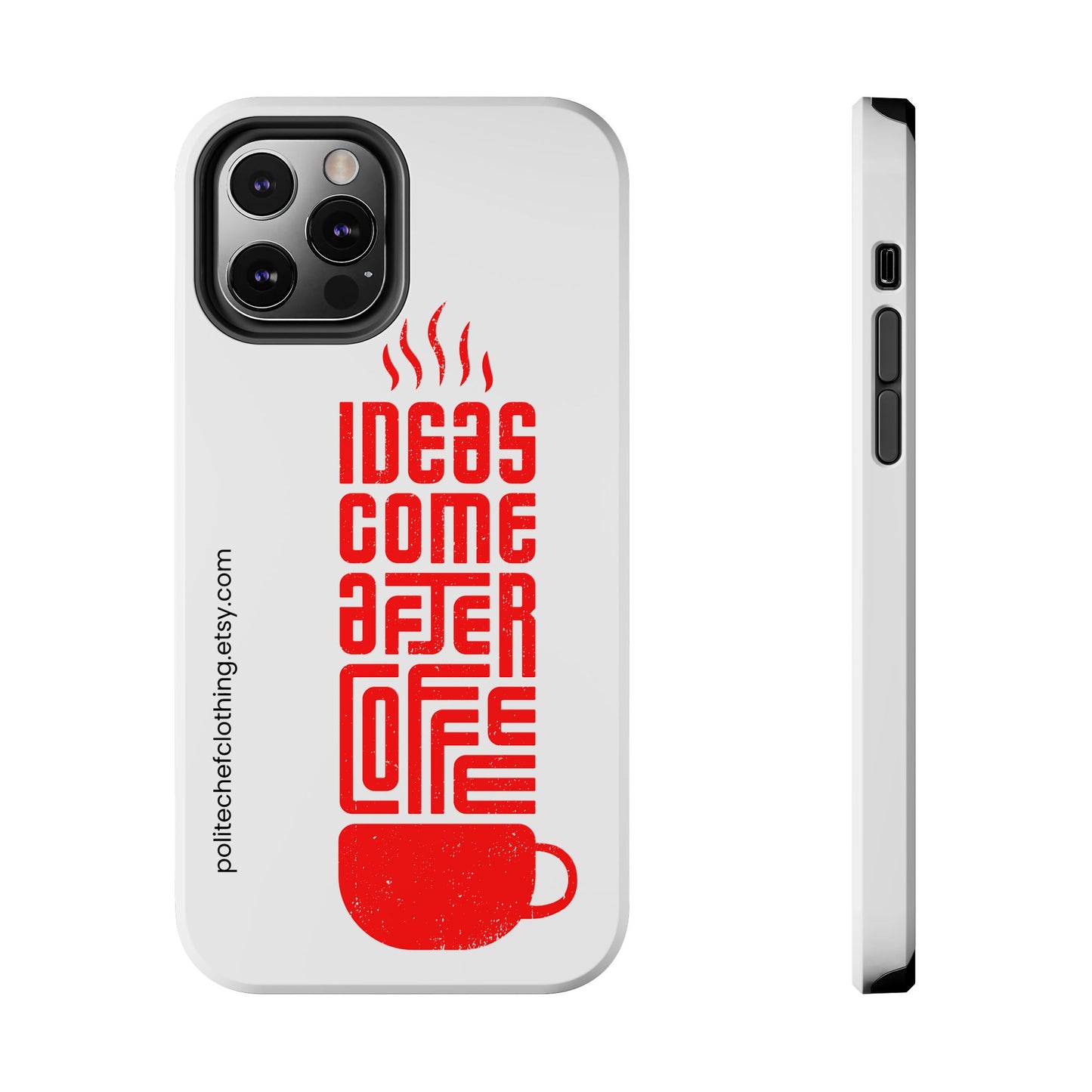 Ideas After Coffee iPhone Hard Case