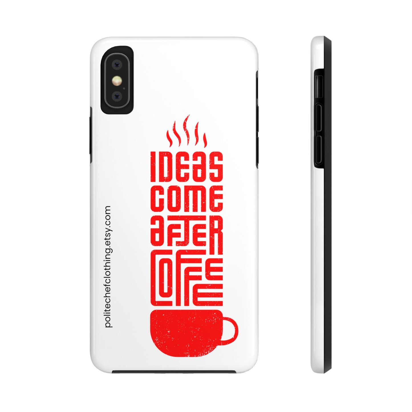 Ideas After Coffee iPhone Hard Case