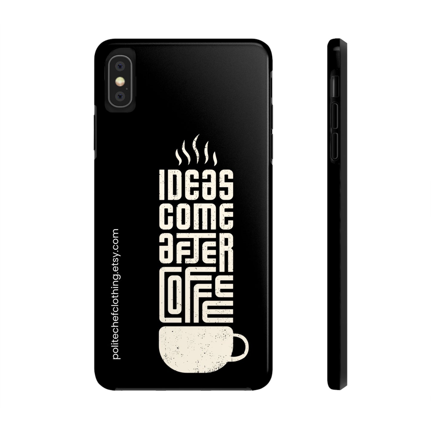 Ideas After Coffee iPhone Hard Case