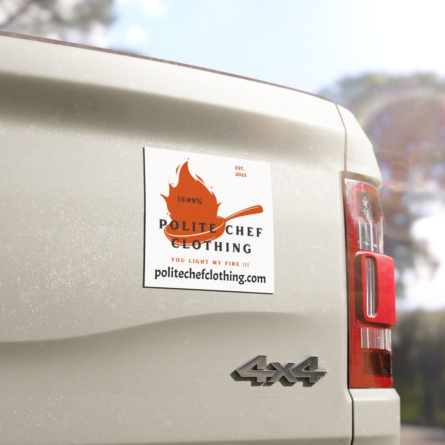 You Light My Fire Car Magnet