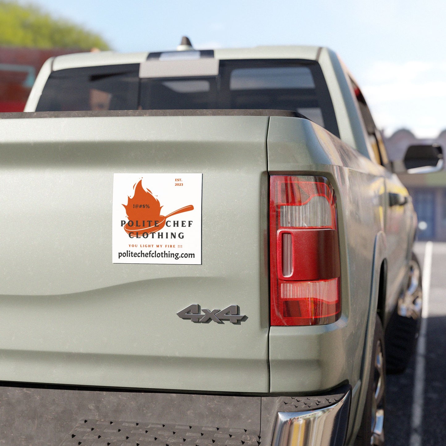 You Light My Fire Car Magnet