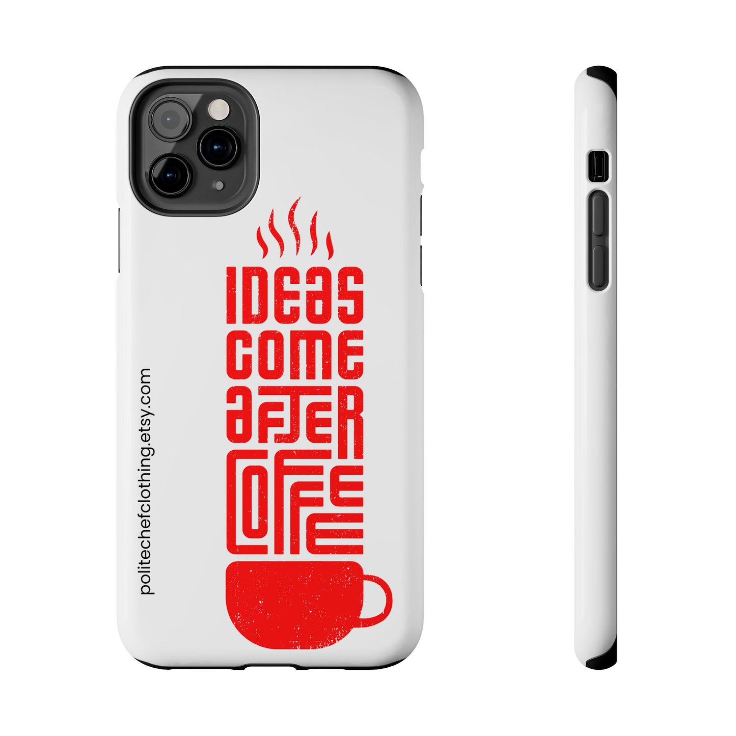 Ideas After Coffee iPhone Hard Case