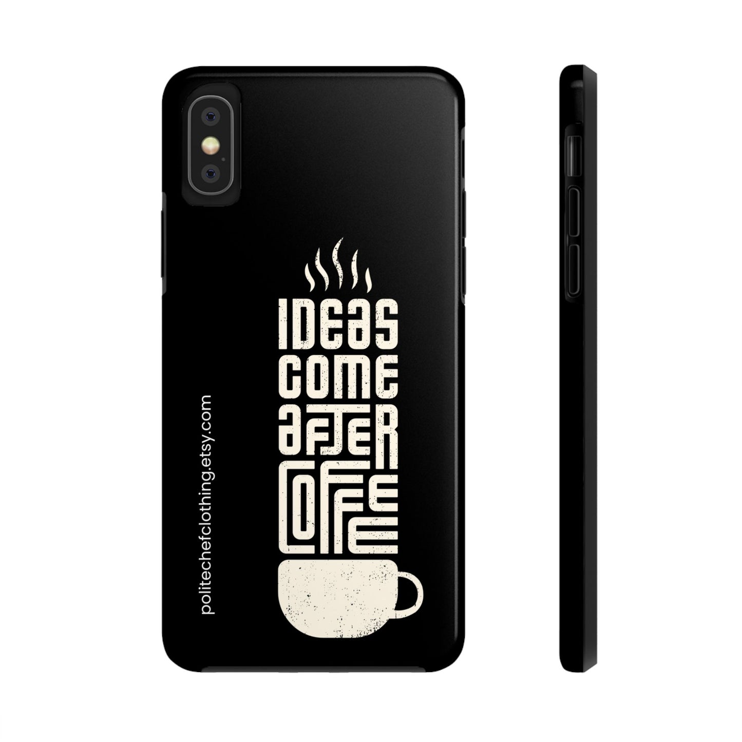 Ideas After Coffee iPhone Hard Case