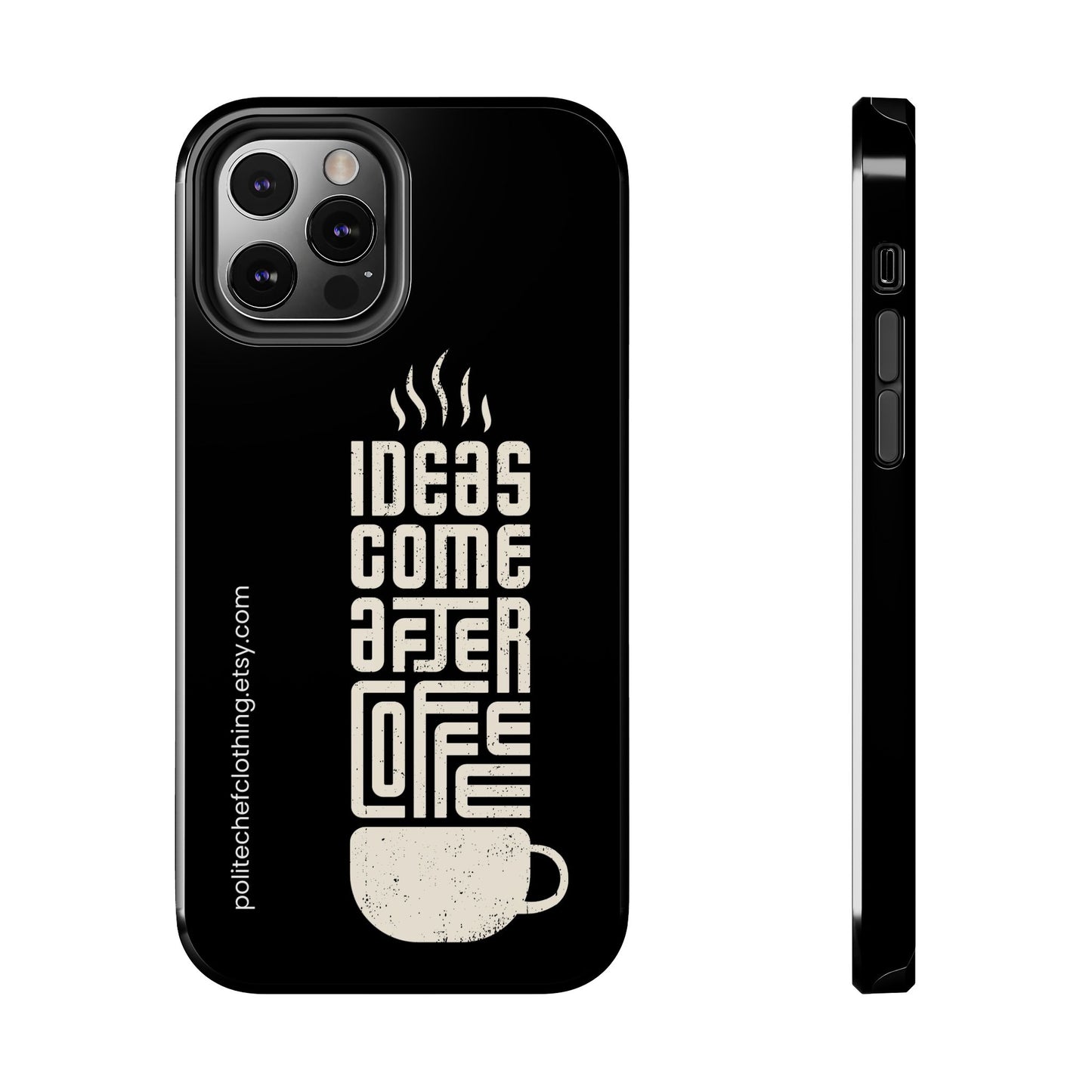 Ideas After Coffee iPhone Hard Case