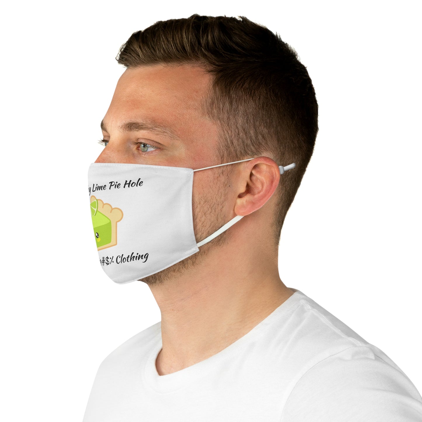 Key Lime Pie Hole Face Mask