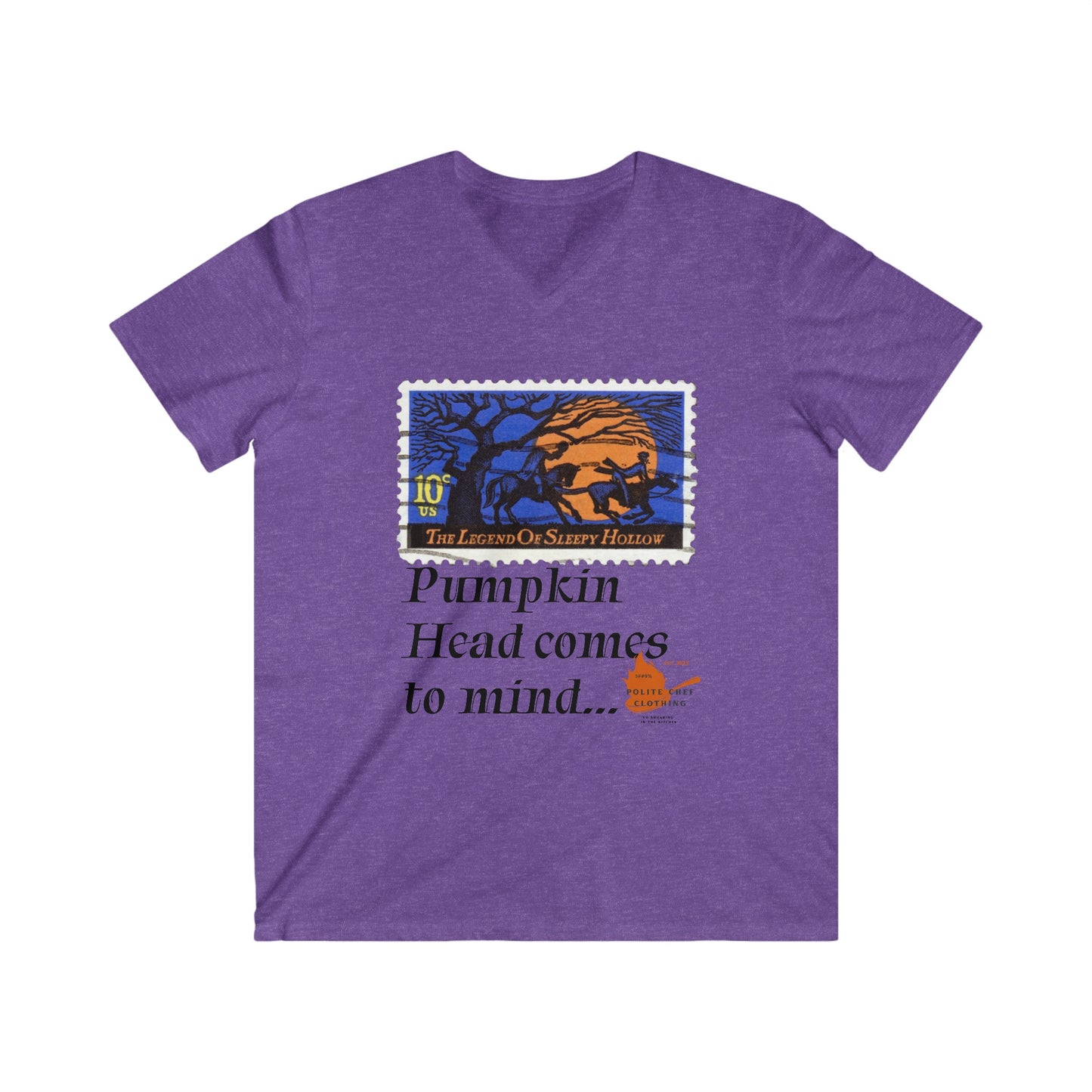 Sleepy Hollow Men's Fitted V-Neck Short Sleeve Tee