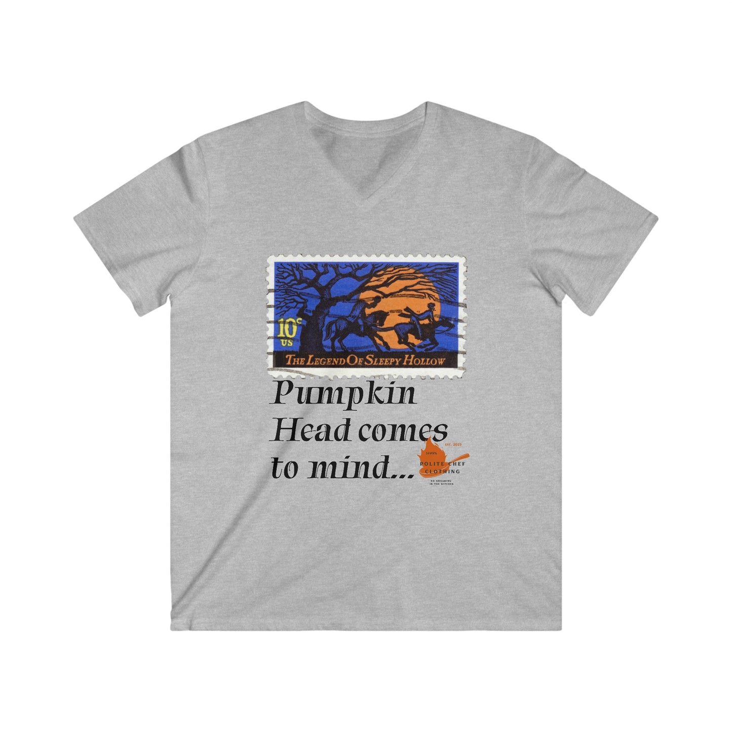 Sleepy Hollow Men's Fitted V-Neck Short Sleeve Tee