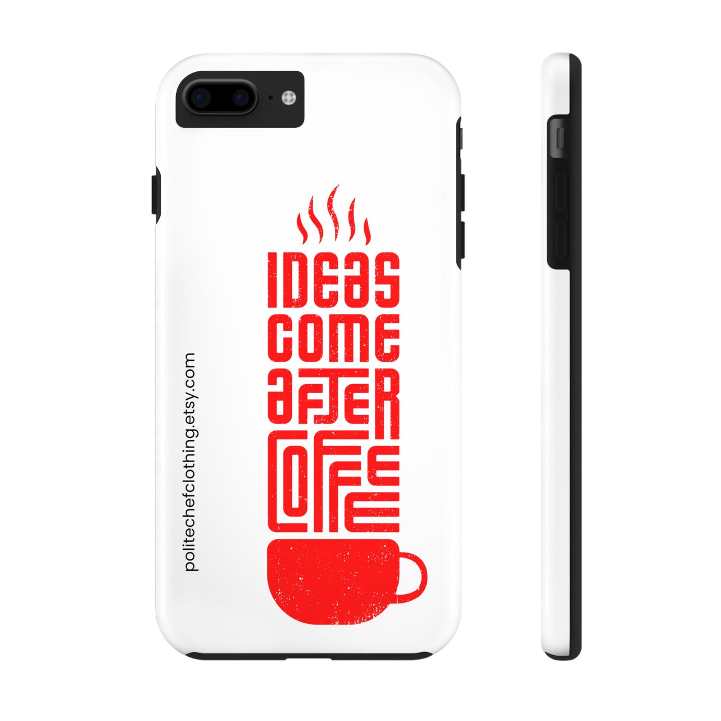 Ideas After Coffee iPhone Hard Case