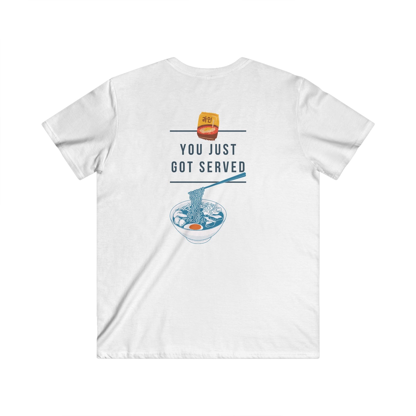 Had Me at Ramen Men's Fitted V-Neck Short Sleeve Tee