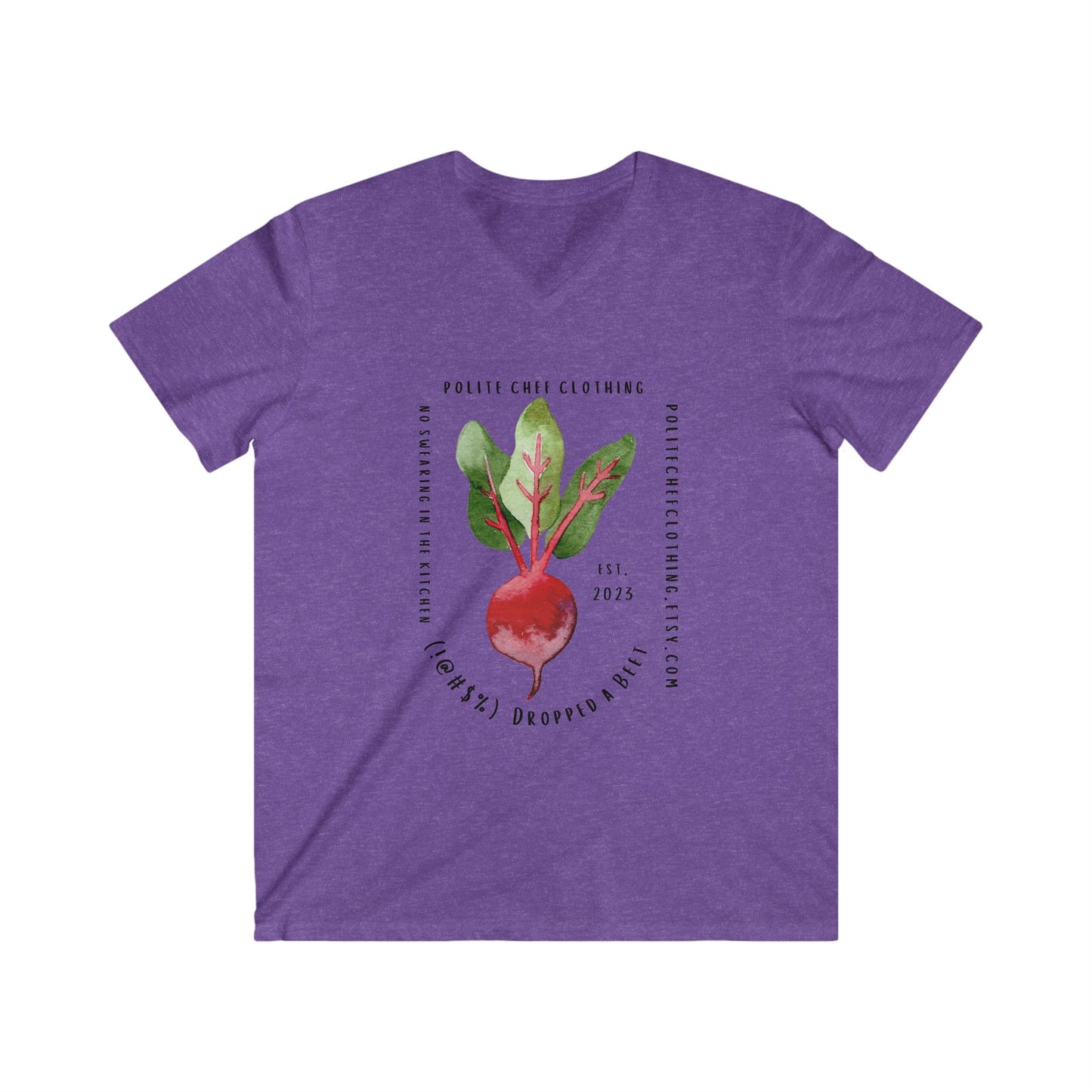 Dropped a Beet V-Neck Tee