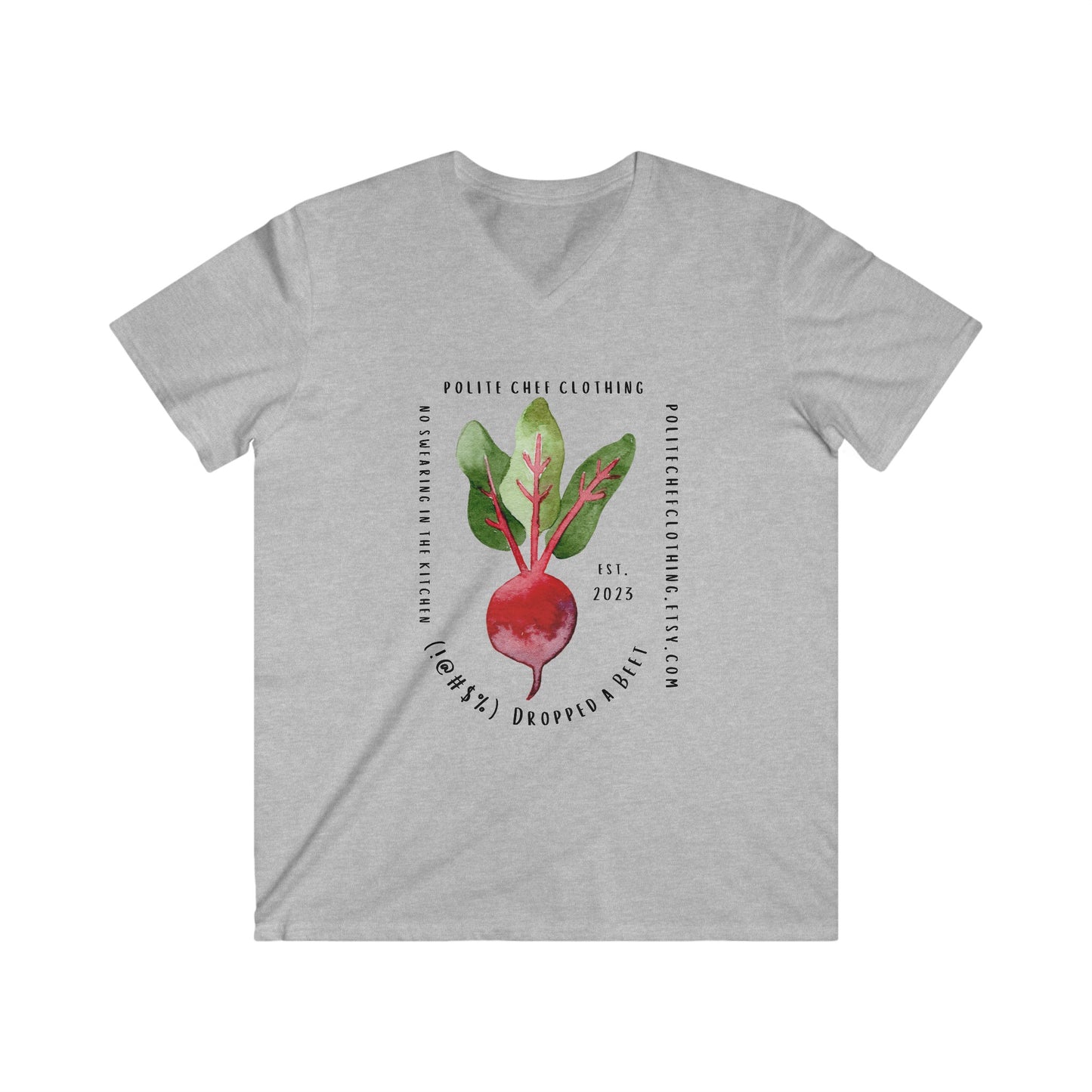 Dropped a Beet V-Neck Tee