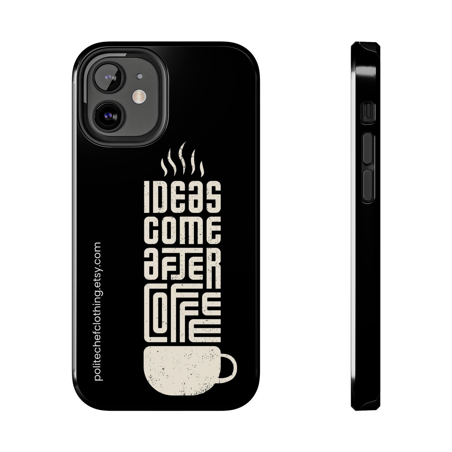 Ideas After Coffee iPhone Hard Case