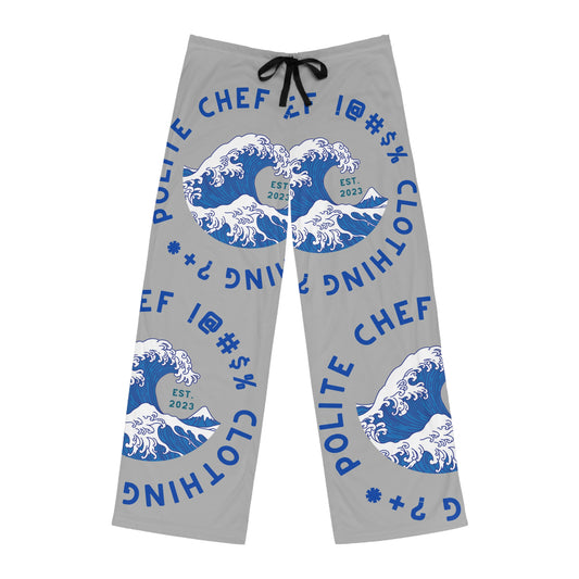 Sushi Wave Men's Pajama Pants (AOP)