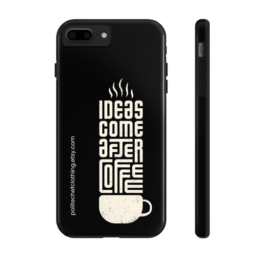 Ideas After Coffee iPhone Hard Case