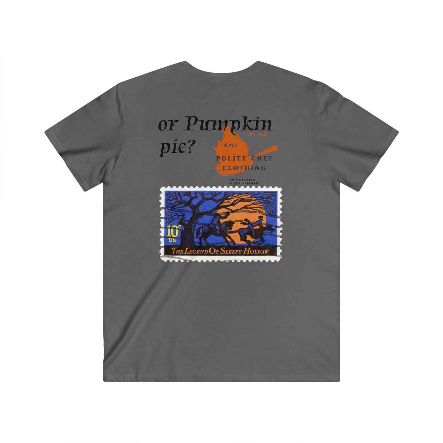 Sleepy Hollow Men's Fitted V-Neck Short Sleeve Tee