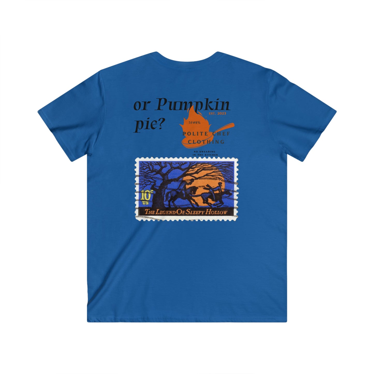 Sleepy Hollow Men's Fitted V-Neck Short Sleeve Tee