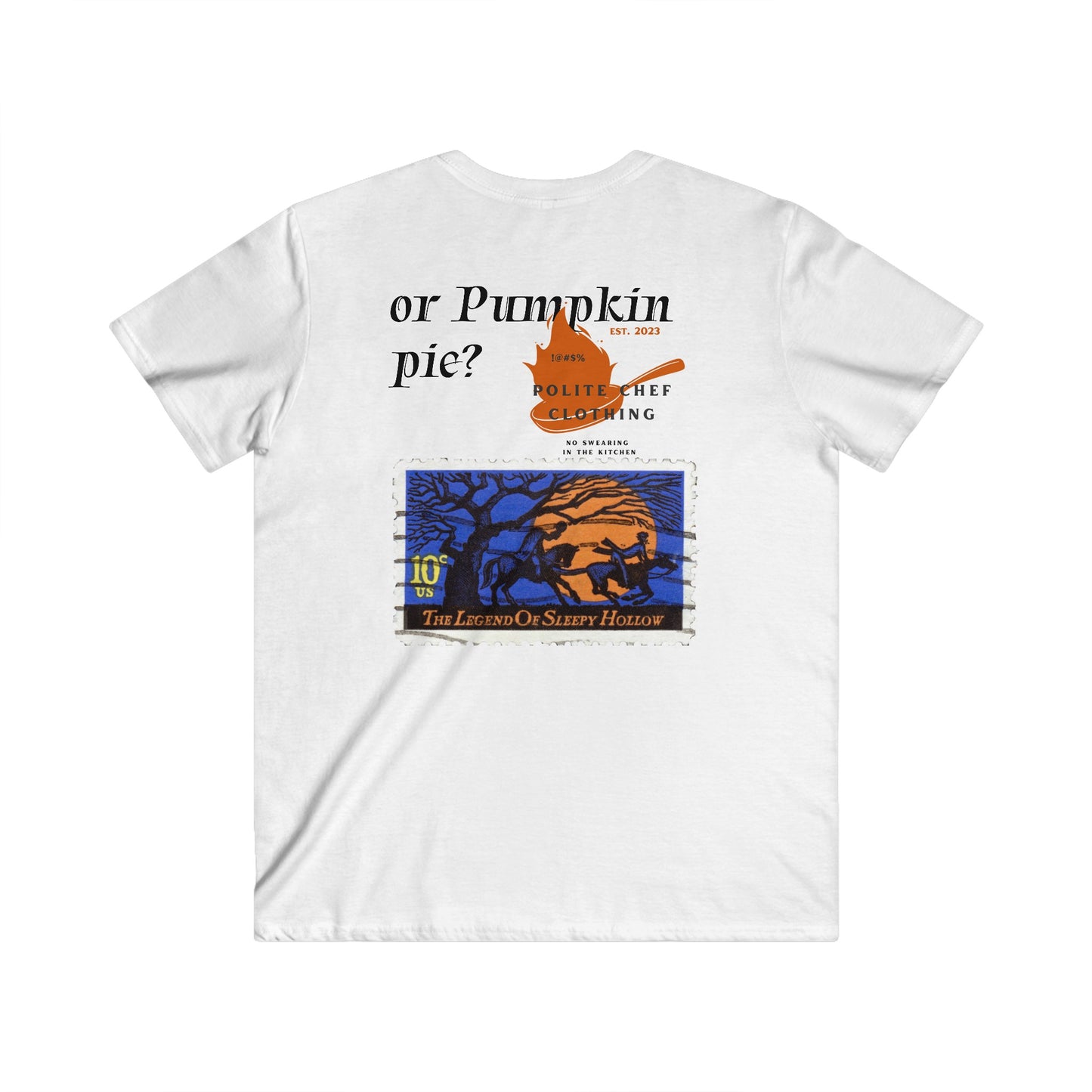 Sleepy Hollow Men's Fitted V-Neck Short Sleeve Tee