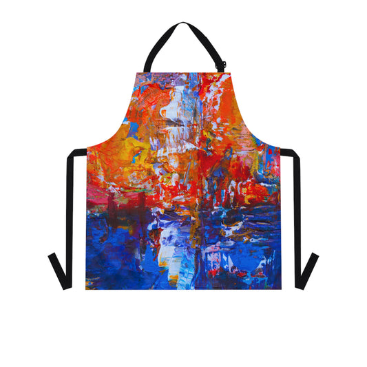 Sky On Fire Apron with Pockets! (AOP)