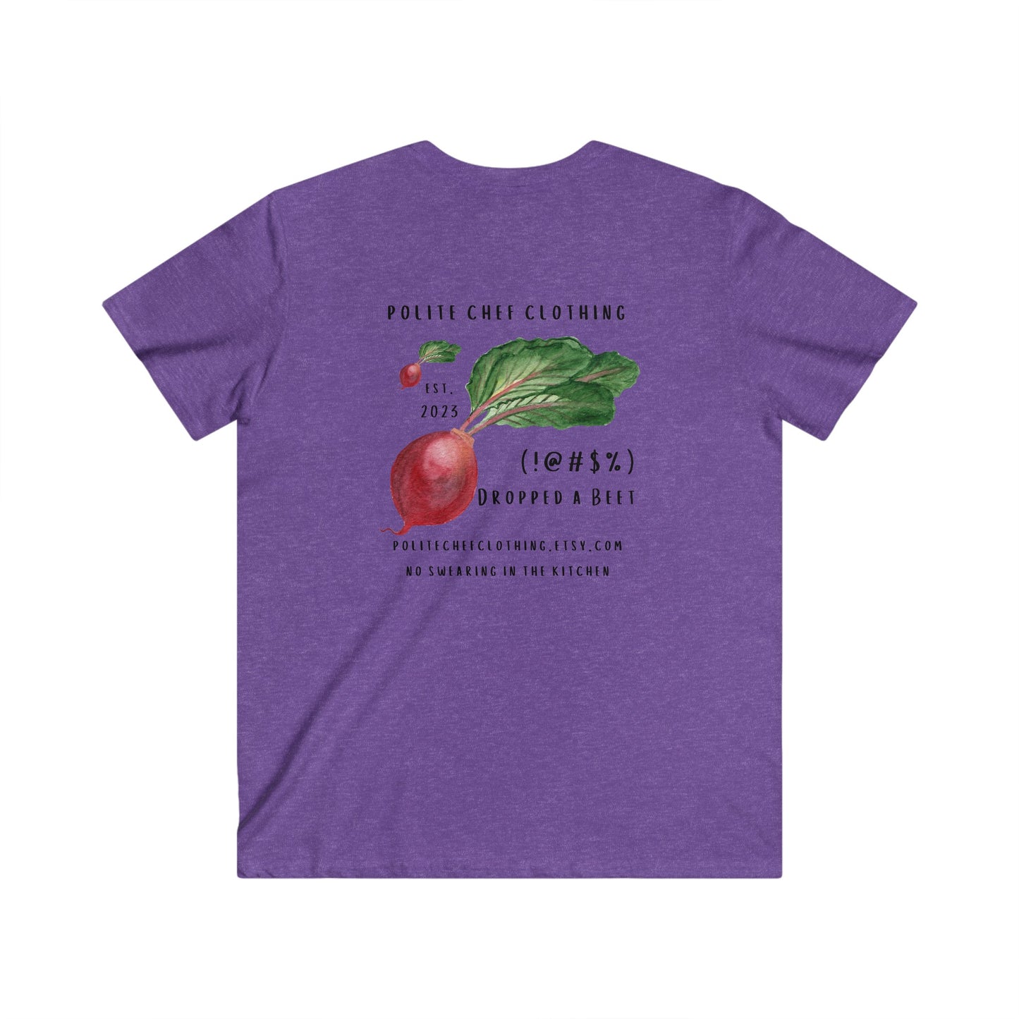 Dropped a Beet V-Neck Tee