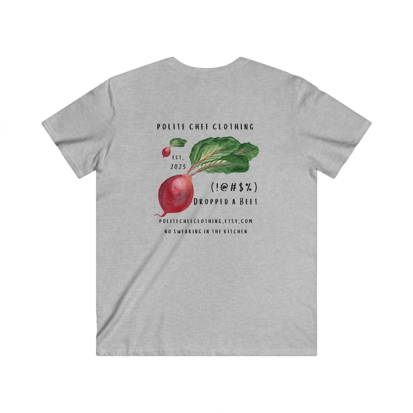 Dropped a Beet V-Neck Tee