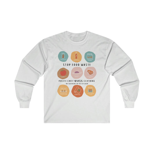 Stop Food Waste Long Sleeve Tee