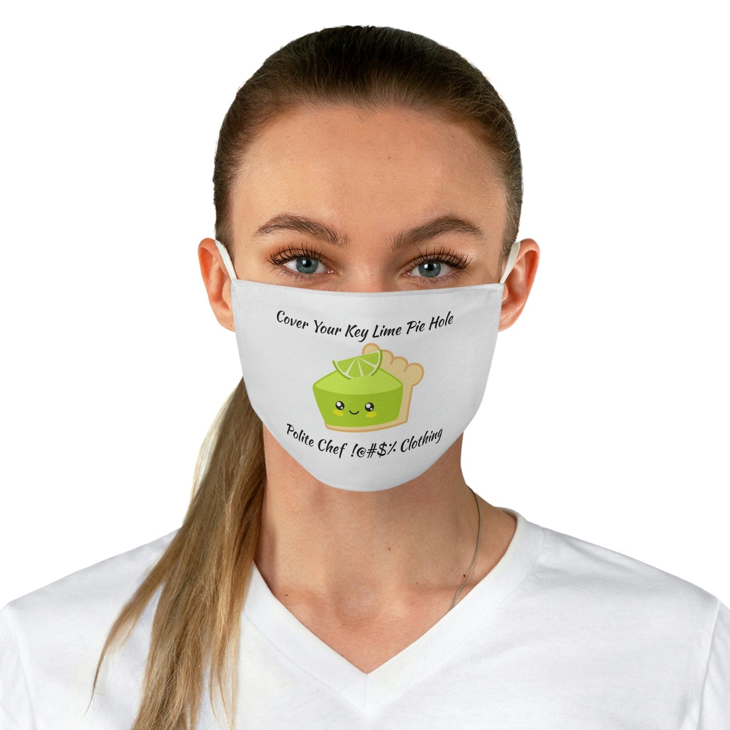 Key Lime Pie Hole Face Mask