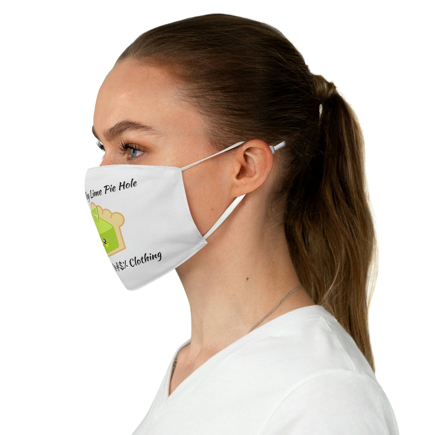 Key Lime Pie Hole Face Mask