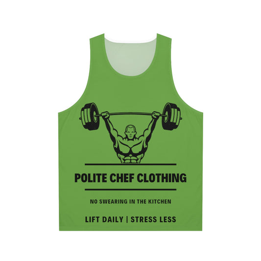 Lift Daily Less Stress Green Unisex Tank Top (AOP)