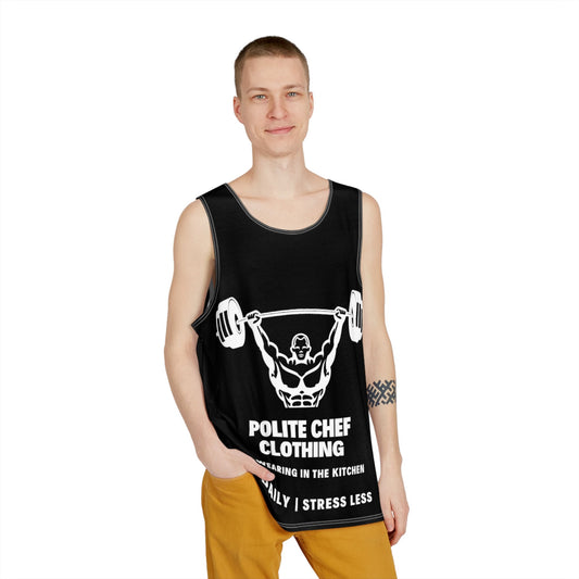 Lift Daily Stress Less Black Men&#39;s Tank (AOP)